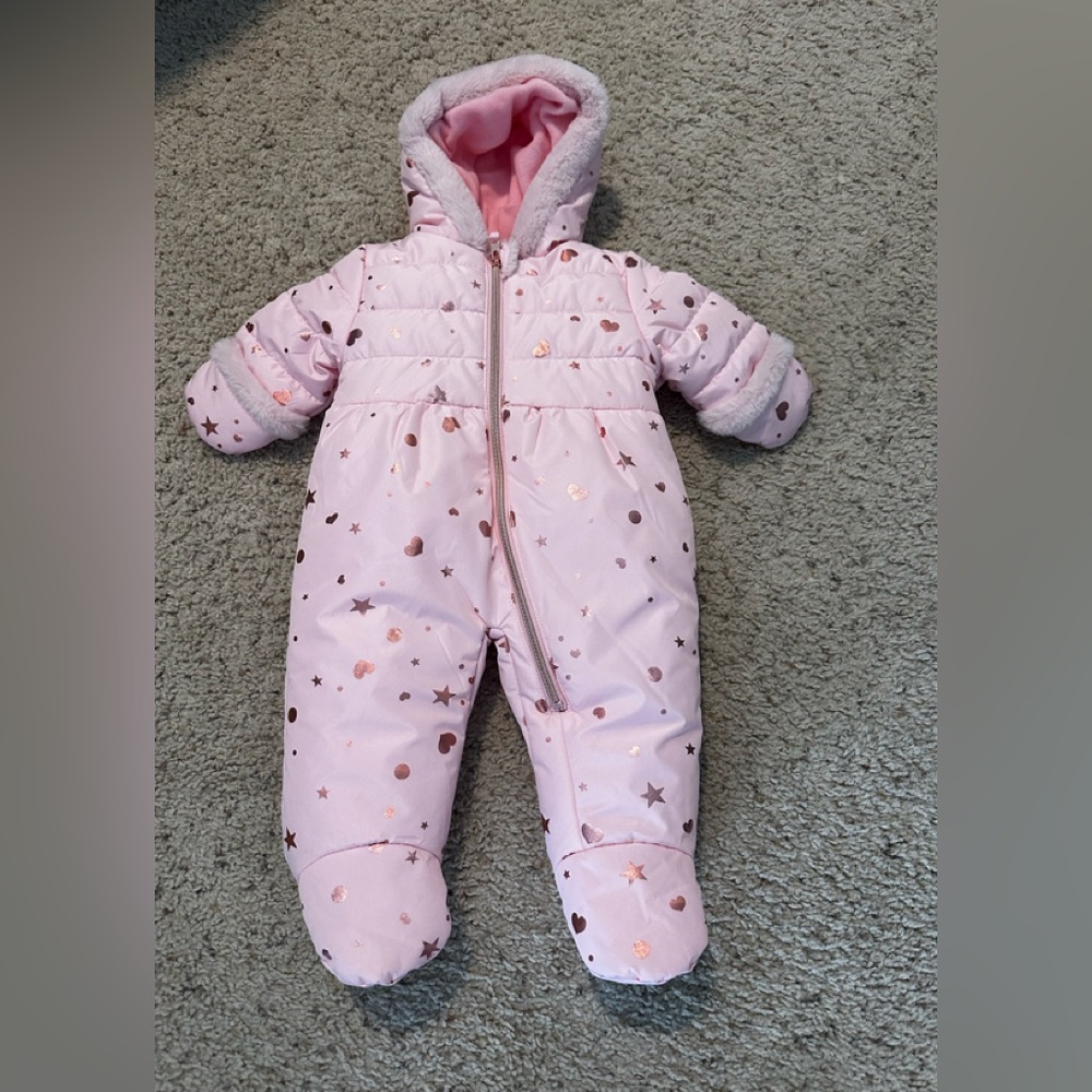 Rothschild Pink Starry Kids Footie